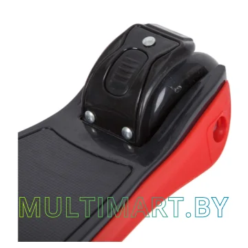 Самокат Novatrack RainBow Basic Black 120BB.RAINBOW.BRD20 (черный/красный, 2020) картинка 5